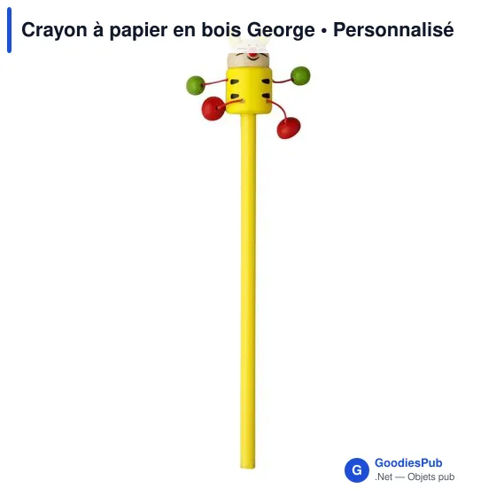Crayon à papier en bois George - Image 3
