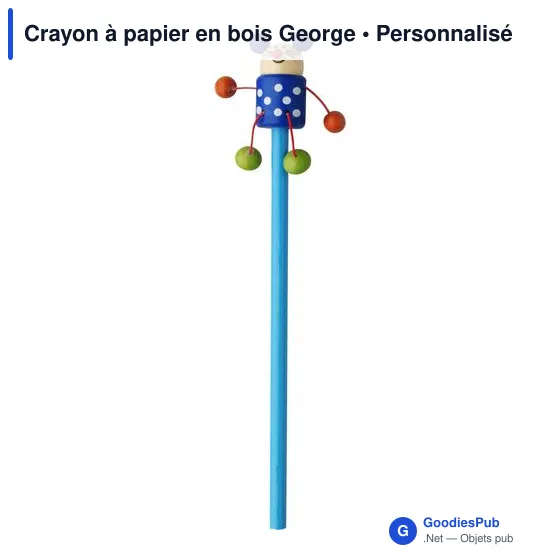 Crayon à papier en bois George - Image 4