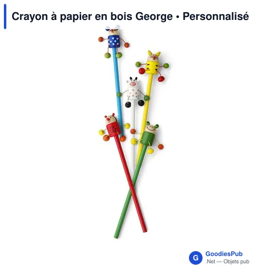 Crayon à papier en bois George - Image 7