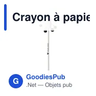 Crayon à papier en bois George - Miniature 8