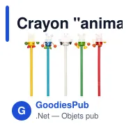 Crayon "animaux" | Caden - Miniature 1