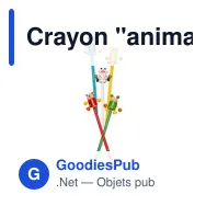 Crayon "animaux" | Caden - Miniature 2