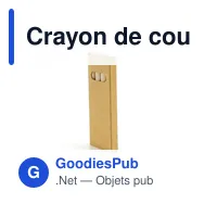 Crayon de couleur personnalisable avec logo - Crew - Miniature 4