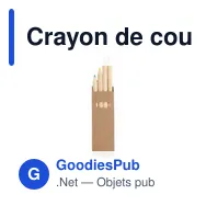 Crayon de couleur personnalisable avec logo - Crew - Miniature 6
