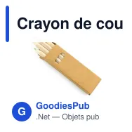 Crayon de couleur personnalisable avec logo - Crew - Miniature 8