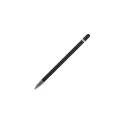 Variante Noir - Crayon éternel personnalisable en aluminium avec gomme avec logo - Longue durée