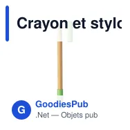 Crayon et stylo en bambou Wolfgang - Miniature 11