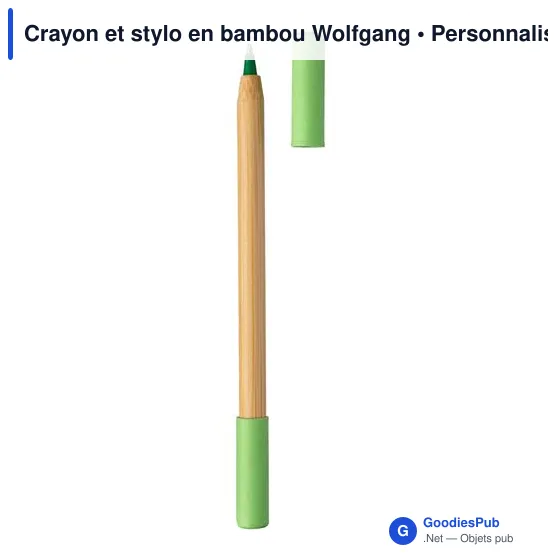 Crayon et stylo en bambou Wolfgang - Image 11