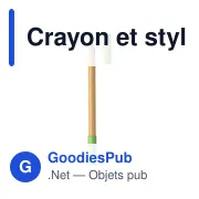 Crayon et stylo en bambou Wolfgang - Miniature 4