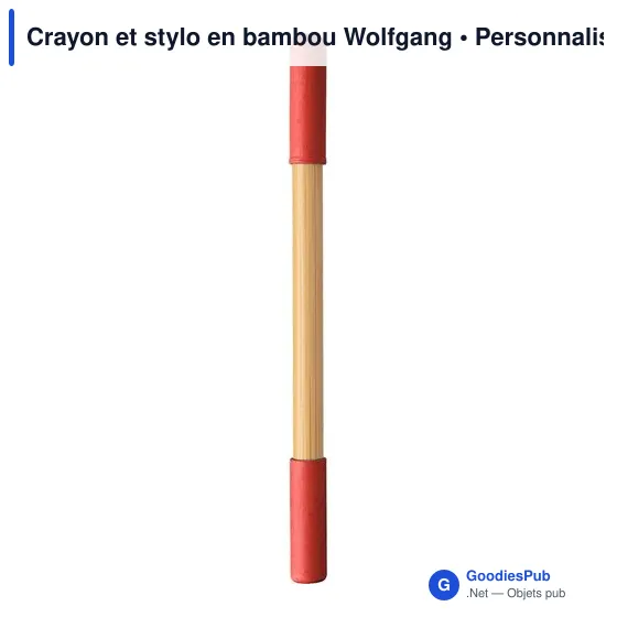 Crayon et stylo en bambou Wolfgang - Image 8