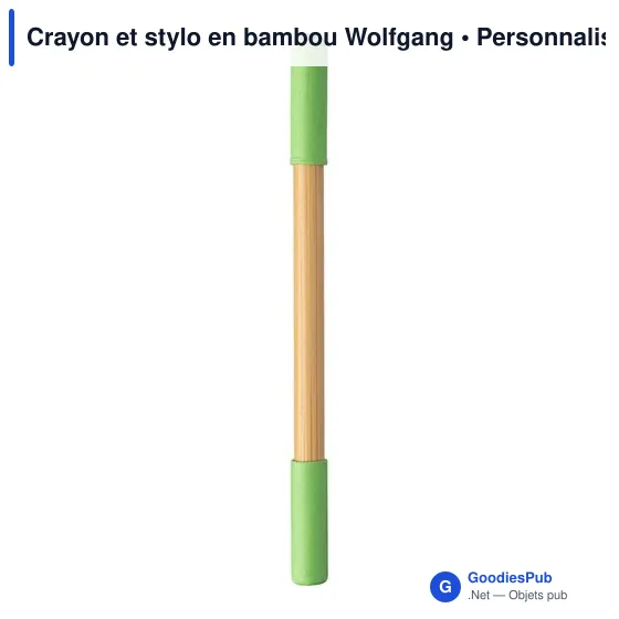 Crayon et stylo en bambou Wolfgang - Image 9