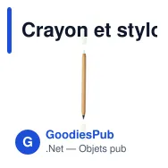 Crayon et stylo en bambou Wolfgang - Miniature 10