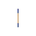 Variante bleu cobalt - Crayon et stylo en bambou Wolfgang