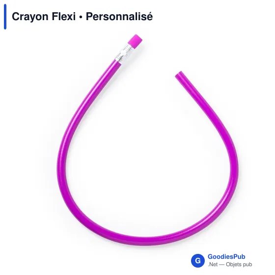 Crayon à papier personnalisable Flexi avec logo - Image 2