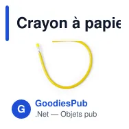 Crayon à papier personnalisable Flexi avec logo - Miniature 9