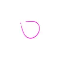 Variante fuchsia - Crayon à papier personnalisable Flexi avec logo