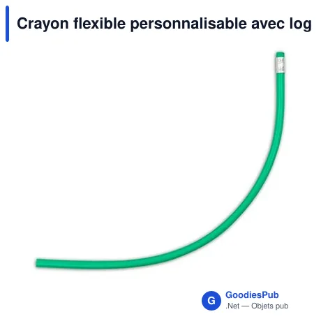 Crayon flexible personnalisable avec logo - Like