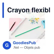 Crayon flexible personnalisable avec logo - Like - Miniature 2