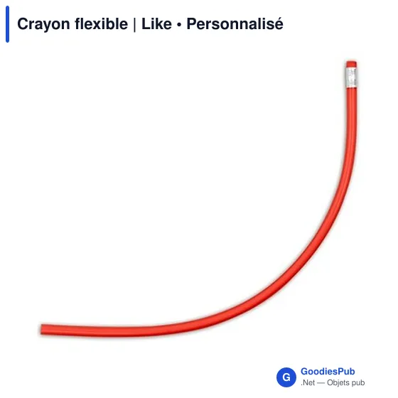 Crayon flexible personnalisable avec logo - Like - Image 11