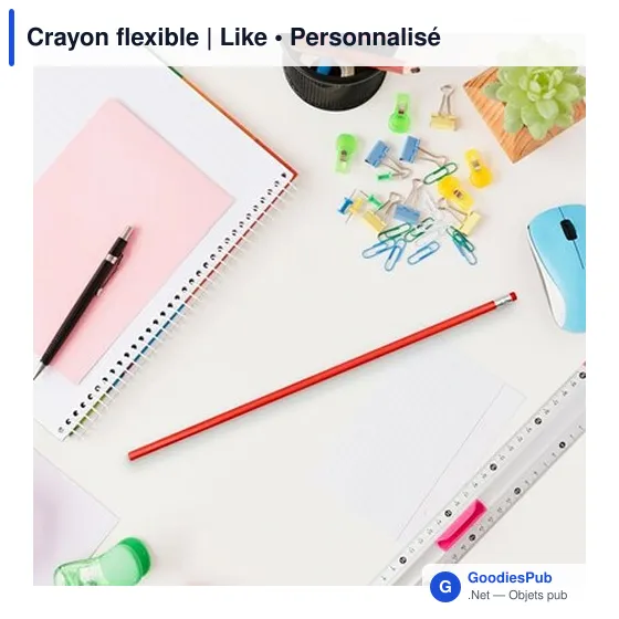 Crayon flexible personnalisable avec logo - Like - Image 12