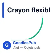 Crayon flexible personnalisable avec logo - Like - Miniature 3