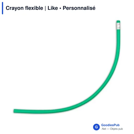 Crayon flexible personnalisable avec logo - Like - Image 3