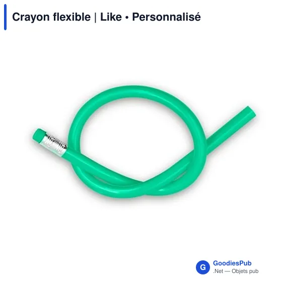 Crayon flexible personnalisable avec logo - Like - Image 4
