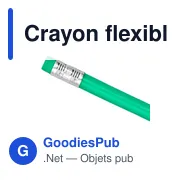 Crayon flexible personnalisable avec logo - Like - Miniature 5