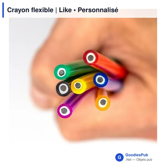 Crayon flexible personnalisable avec logo - Like - Image 9