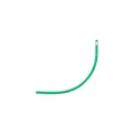 Variante vert - Crayon flexible personnalisable avec logo - Like