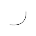 Variante noir - Crayon flexible personnalisable avec logo - Like