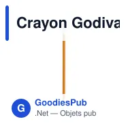 Crayon Godiva - Miniature 2