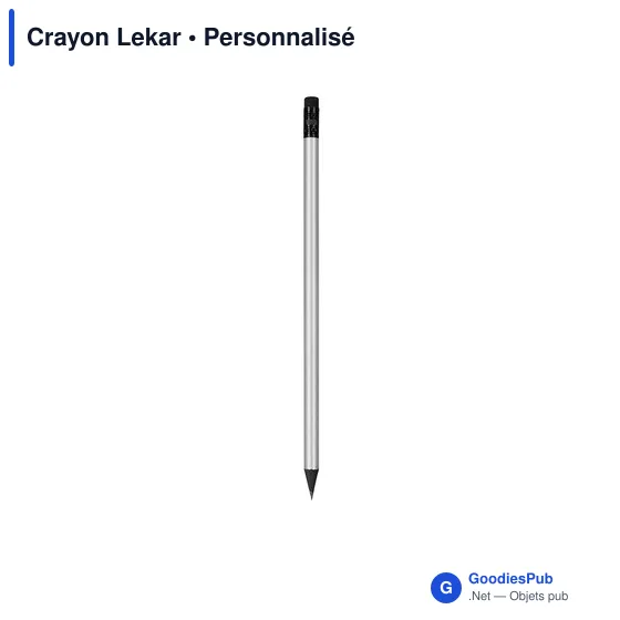 Crayon à papier personnalisable Lekar avec logo - Image 1
