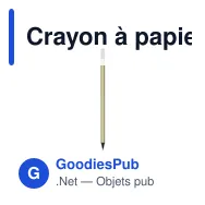 Crayon à papier personnalisable Lekar avec logo - Miniature 11