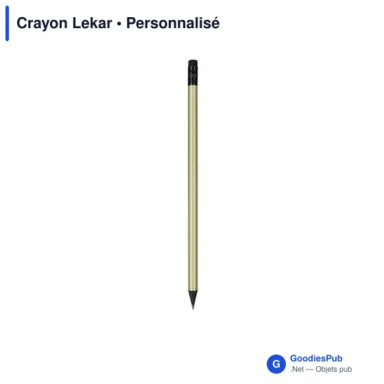 Crayon à papier personnalisable Lekar avec logo - Image 11
