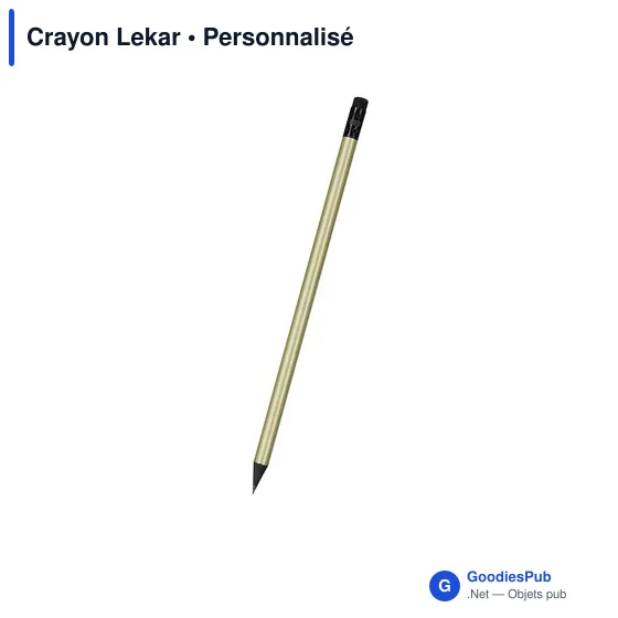 Crayon à papier personnalisable Lekar avec logo - Image 3