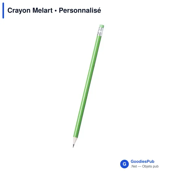 Crayon à papier personnalisable Melart avec logo - Rouge - Image 8