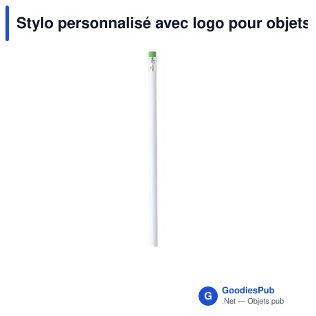 Stylo personnalisé avec logo pour objets publicitaires