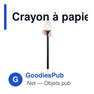 Crayon à papier personnalisable avec logo - Crayon 'sorcière' | Cooper - Miniature 1