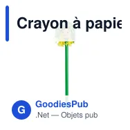 Crayon à papier personnalisable avec logo - Crayon 'sorcière' | Cooper - Miniature 6