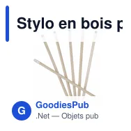 Stylo en bois personnalisable avec logo pour entreprises - Miniature 4