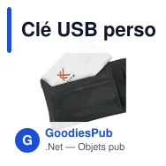 Clé USB personnalisable CredCard 4 Go avec logo - Miniature 4