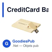 Clé USB personnalisable en bambou 32 Go avec logo - CreditCard Bamboo - Miniature 6