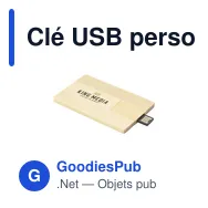 Clé USB personnalisable en bambou 64 Go avec logo - Miniature 7