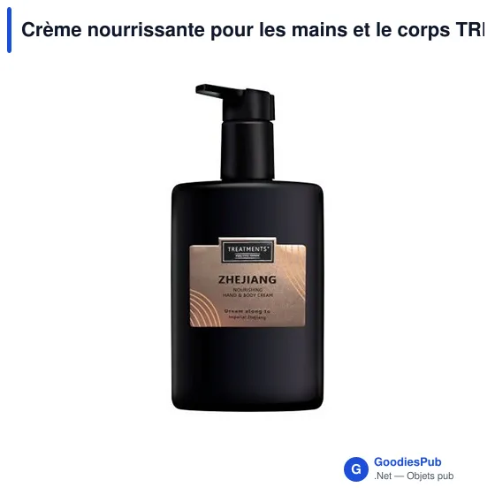 Crème nourrissante pour les mains et le corps TREATMENTS - Image 2