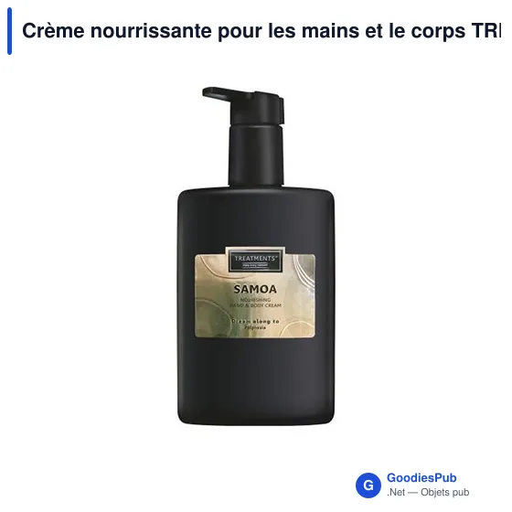 Crème nourrissante pour les mains et le corps TREATMENTS - Image 6