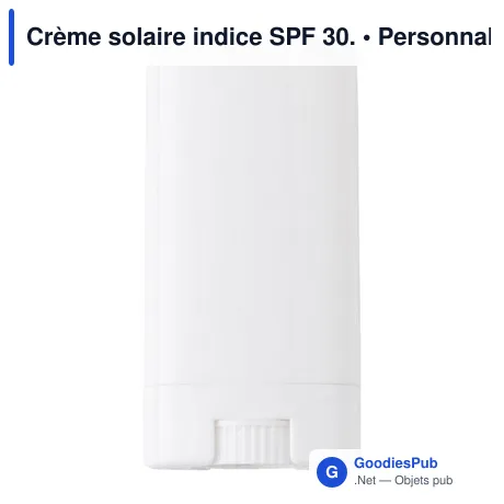Crème solaire indice SPF 30.