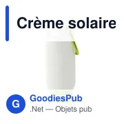Crème solaire Suntime - Miniature 1