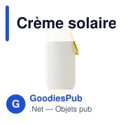 Crème solaire Suntime - Miniature 2