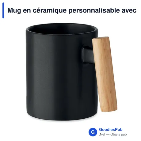 Mug en céramique personnalisable avec logo - CRENATE 320 ml